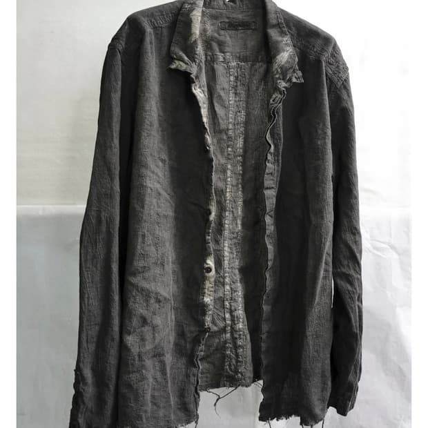 블랙멀 카라셔츠 