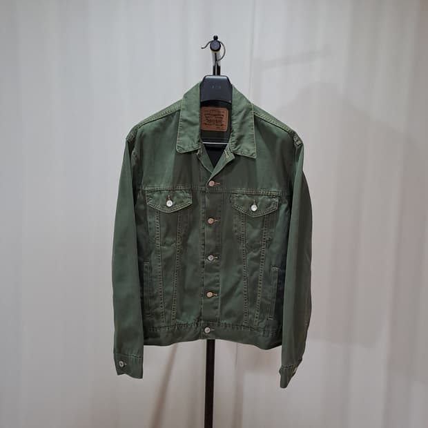 (택포) 리바이스 92년 생산 이탈리아 트러커 자켓 XL A584