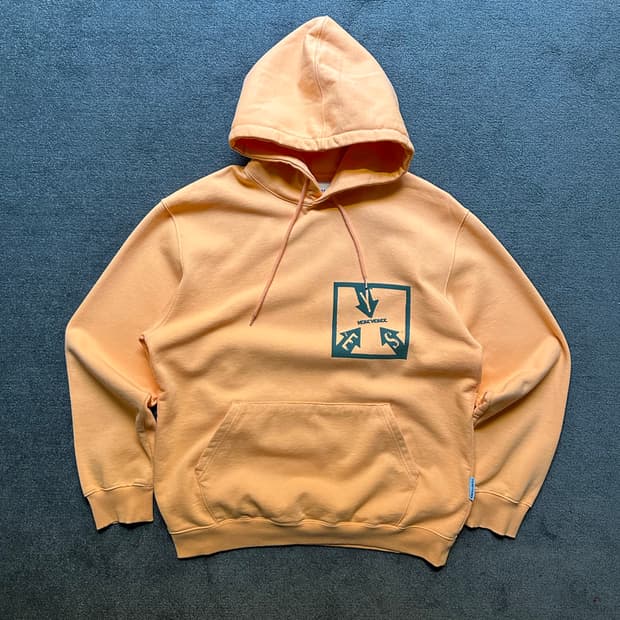 예스아이씨 오렌지 후드티 L