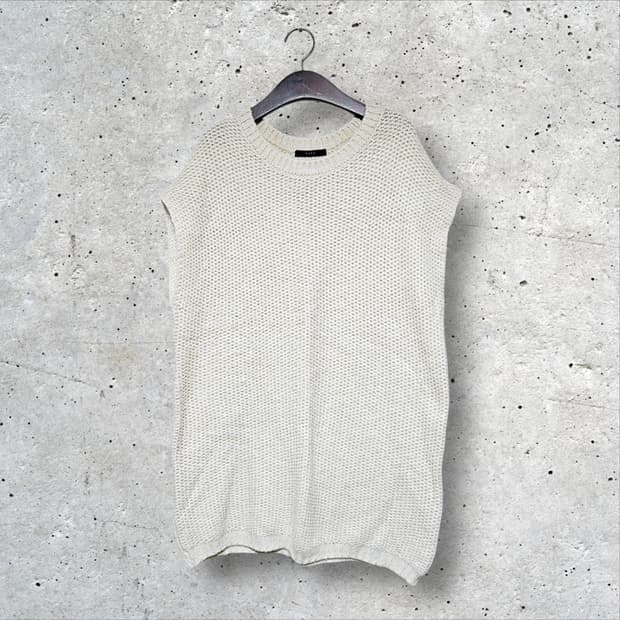 롱 니트 조끼 (FREE)