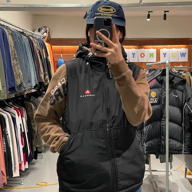 에어워크 플리스 베스트 조끼