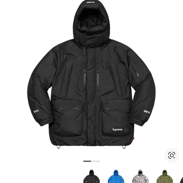 슈프림 22FW 700필 고어텍스 패딩 자켓 판매