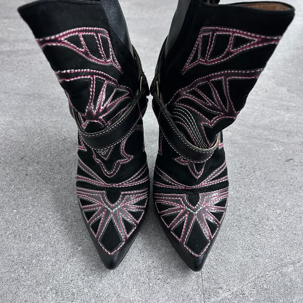 이자벨마랑 12fw 블랙슨 웨스턴 부츠