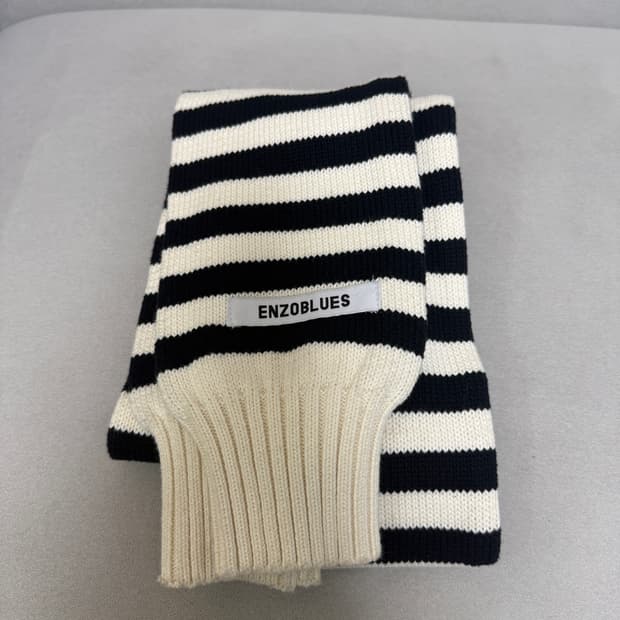 엔조블루스 스트라이프 머플러