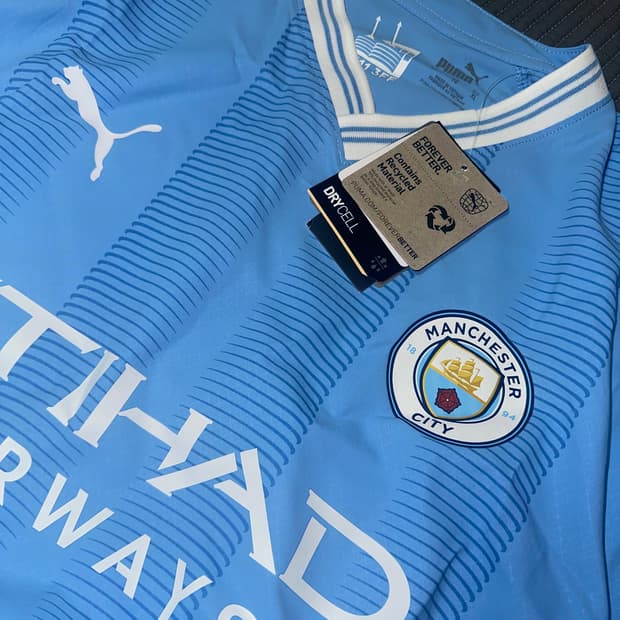 [XL] 새상품 어센틱 맨시티 유니폼 23/24