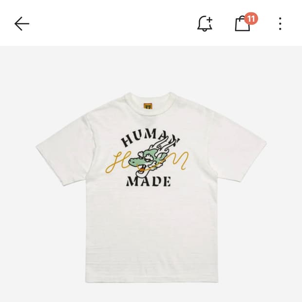 휴먼메이드 반팔 청룡 xl