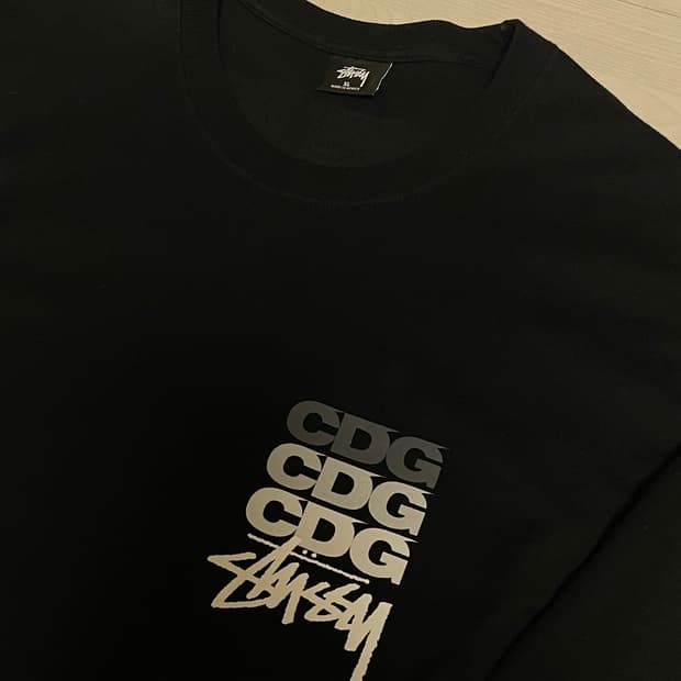 스투시 x CDG 롱슬리브 XL