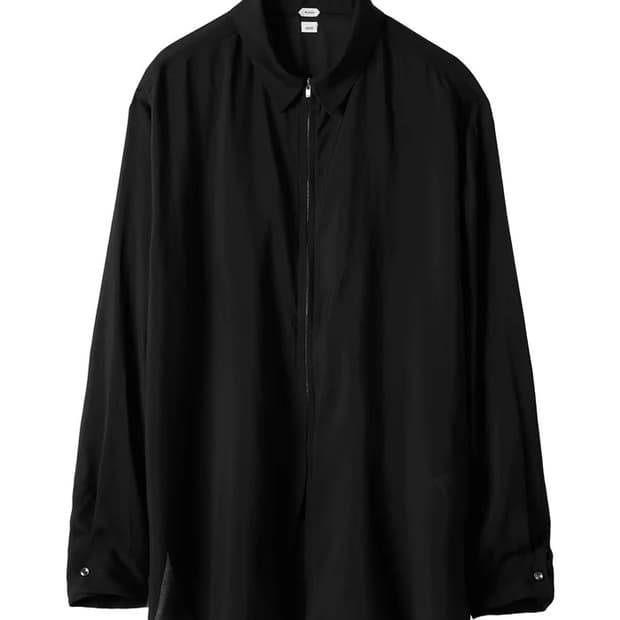 [S] PAF 26SS Zip Shirt (Archive) 블랙