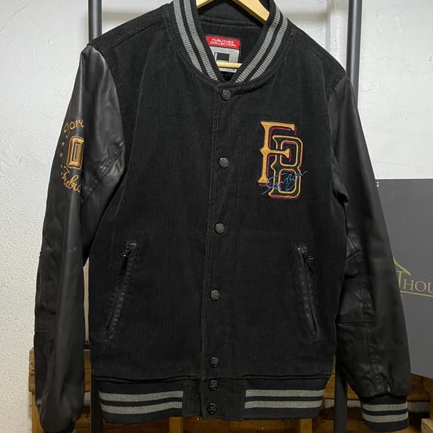 FUBU 코듀로이 바시티 자켓