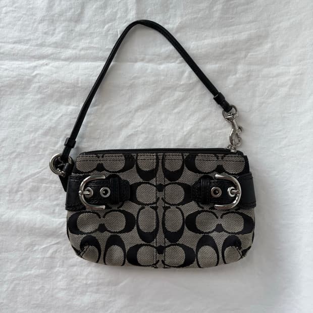 Coach buckle mini wallet bag