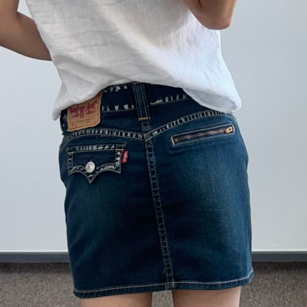 Levis 리바이스 데님 미니 스커트