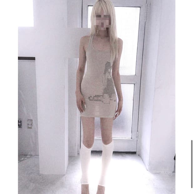 쿄이 Kyoiii twin girl tank dress 스킨