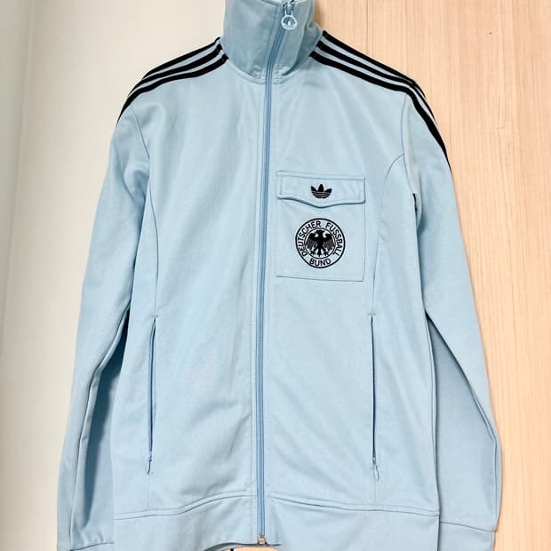 아디다스 져지 독일 유로파 트랙탑 스카이블루 져지 판매