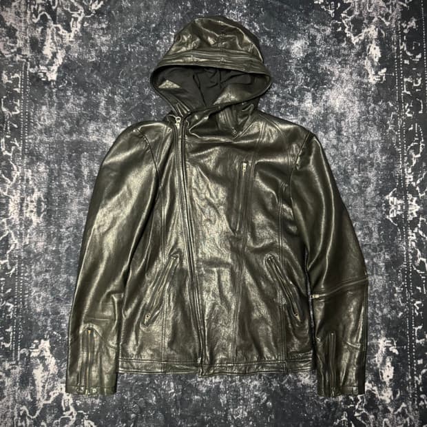 Assassin Hooded Leather Jacket