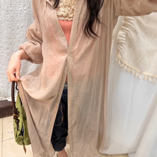 Bare Elegance Shirt Dress