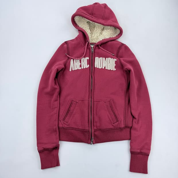 아베크롬비 y2k 울프죠 후드집업