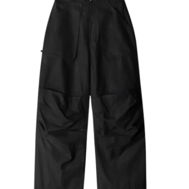 [L] ETCE 맥시 포켓 팬츠 블랙