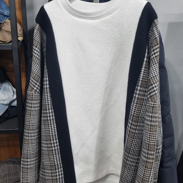 SYSTEM 시스템(한섬) 믹스 모혼방 니트티 100적당