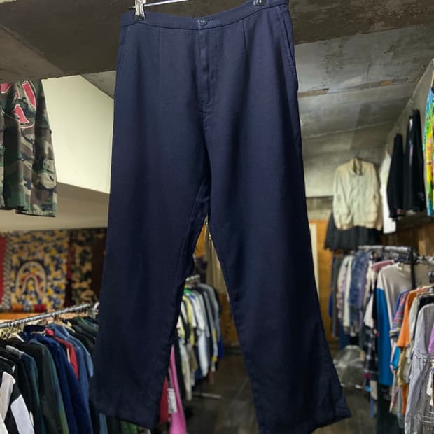 01AW COMME des GARÇONS 꼼데가르송핀턱 크롭 슬랙스