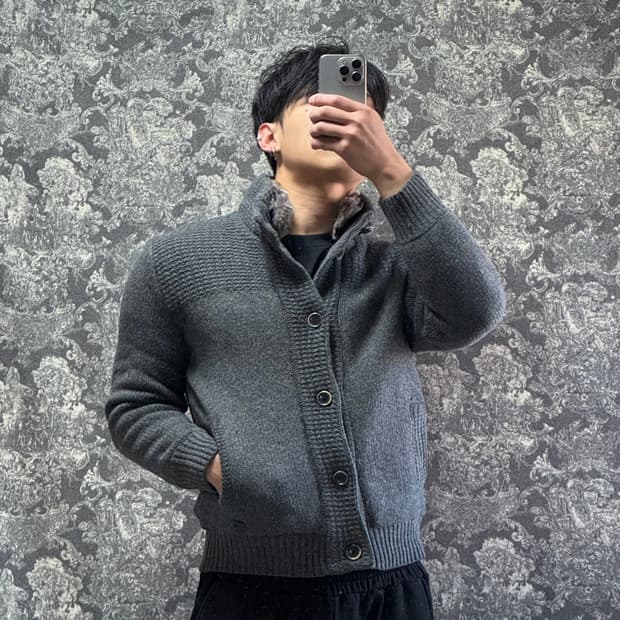 henry cottons / 헨리코튼 버튼 니트 가디건