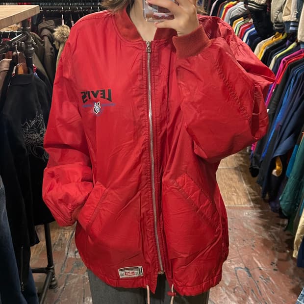  [HI]리바이스 집업 점퍼 레드