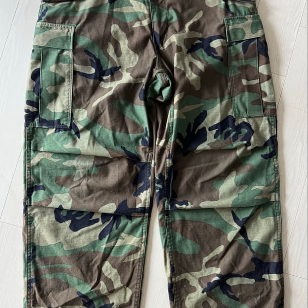80s 오리지널 woodland 카모팬츠 M/L