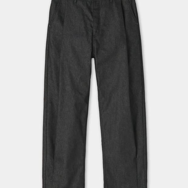 [L] 쿠어 언체인징 플리츠 팬츠 (블랙)