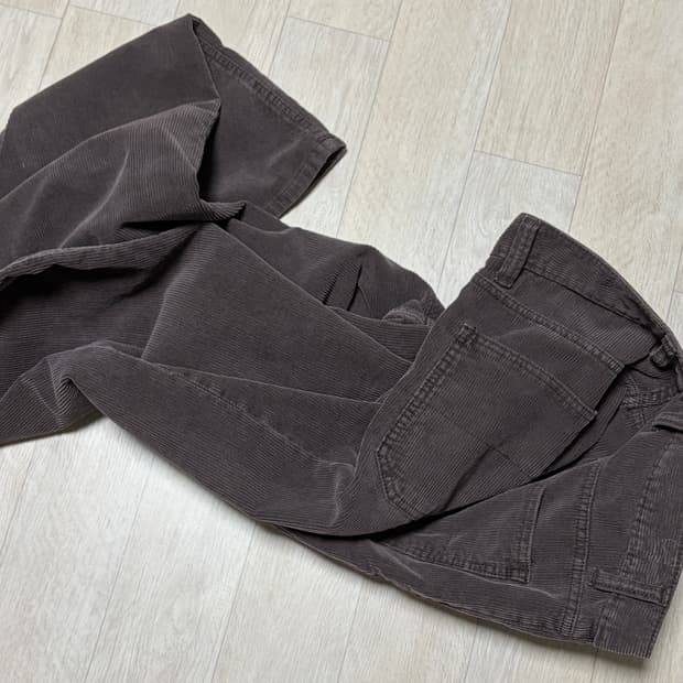 buj 해칭룸 퍼플 코듀로이 팬츠