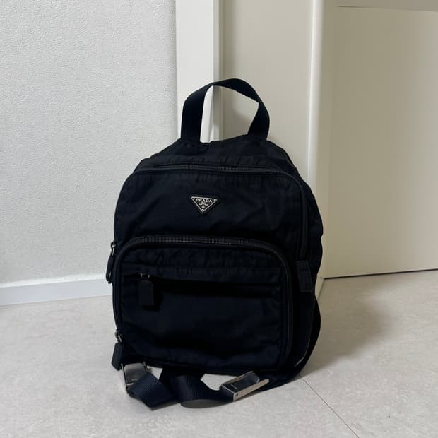 프라다 나일론 미니 백팩 가방 정품