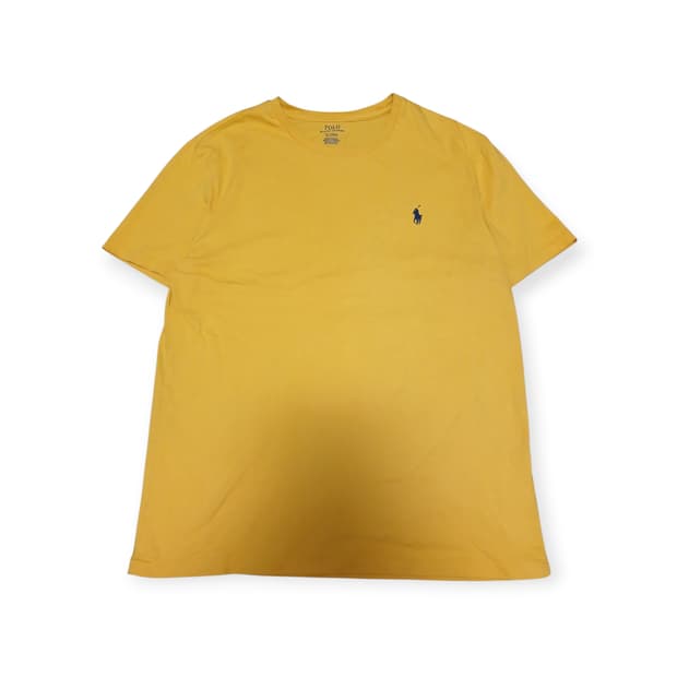 폴로 엘로우 기본 반팔티