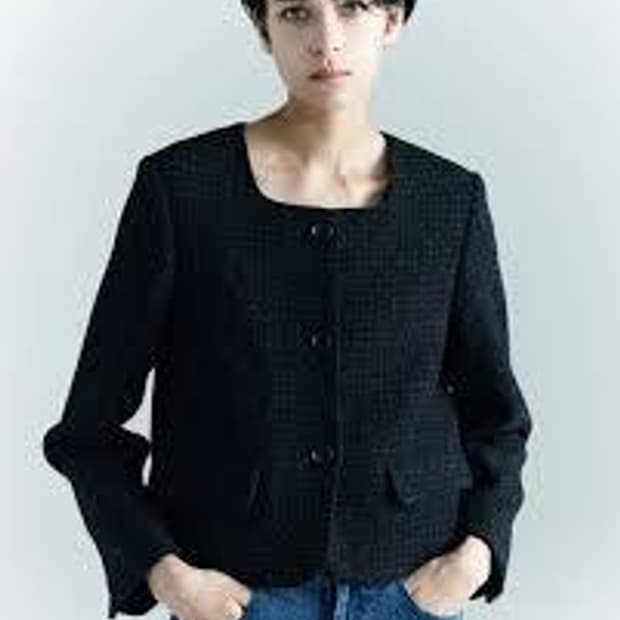 프론트로우 FRONTROW 해리스 트위드 울 자켓  XS사이즈