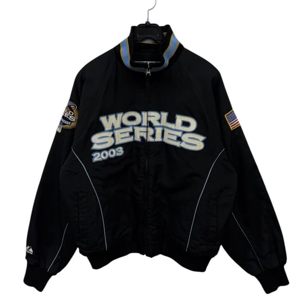 마제스틱 03월드시리즈 바시티점퍼 