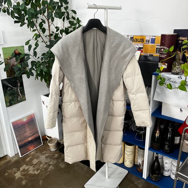 더캐시미어 캐시미어100% 다운패딩점퍼 82