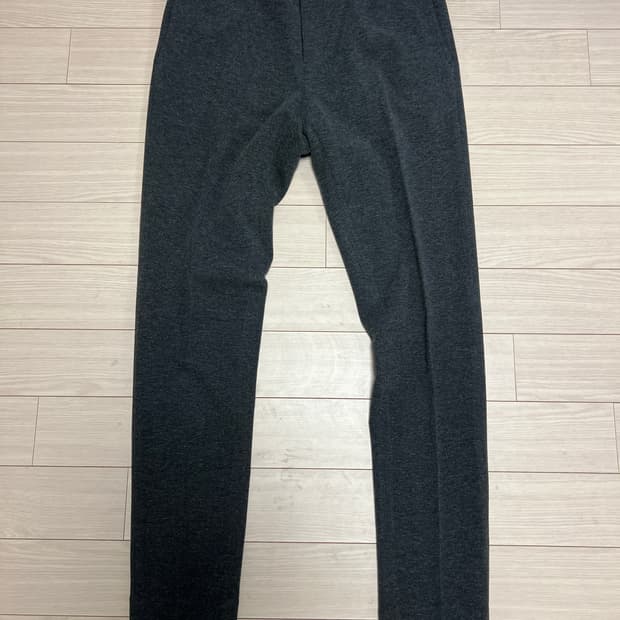 울 혼방 슬랙스 팬츠 / 차콜 그레이 / 46 (슬림 스트레이트)