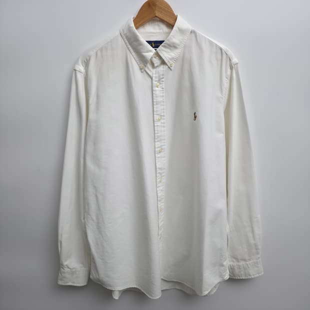 [XL] 폴로 랄프로렌 옥스포드 화이트 셔츠
