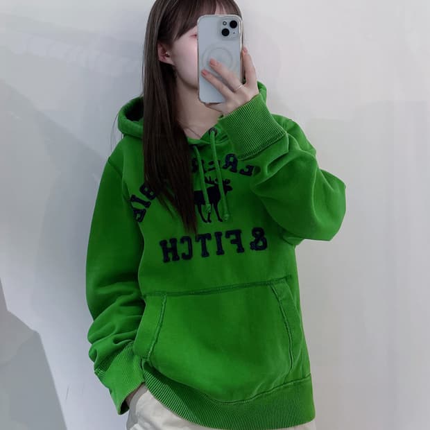 아베크롬비 빅로고 헤비스웻 후드