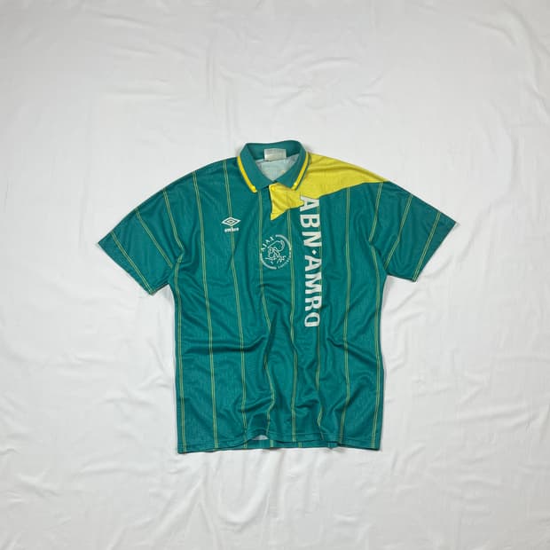 90’s 엄브로 umbro 91-92 아약스 팀 풋볼저지 축구유니폼
