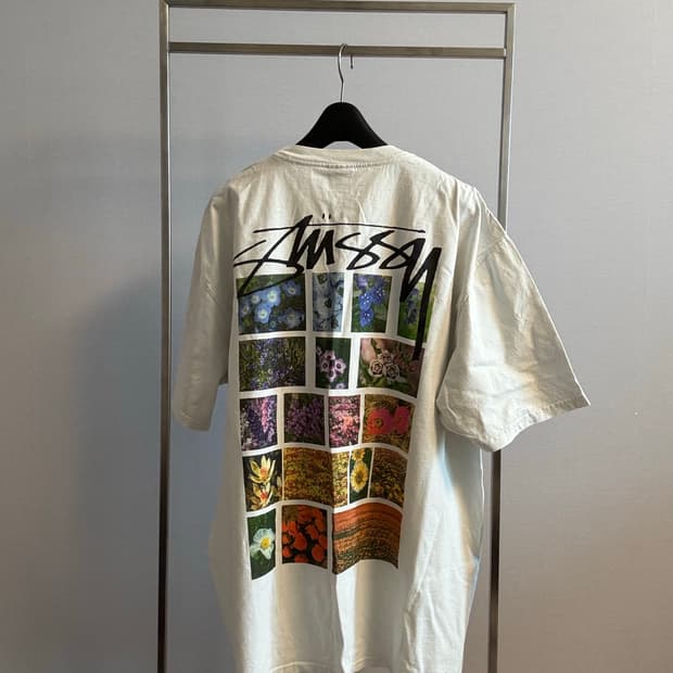 Stussy 스투시 플라워 반팔 티셔츠 XL