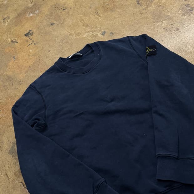 [정품/L] 스톤아일랜드 네이비 맨투맨 티셔츠 b16