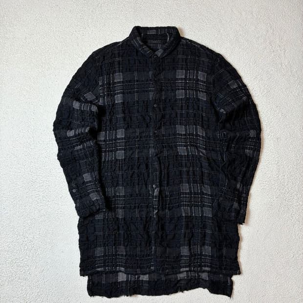 트랜짓 Transit 18AW 수소봉제 롱 셔츠 자켓 PN7690