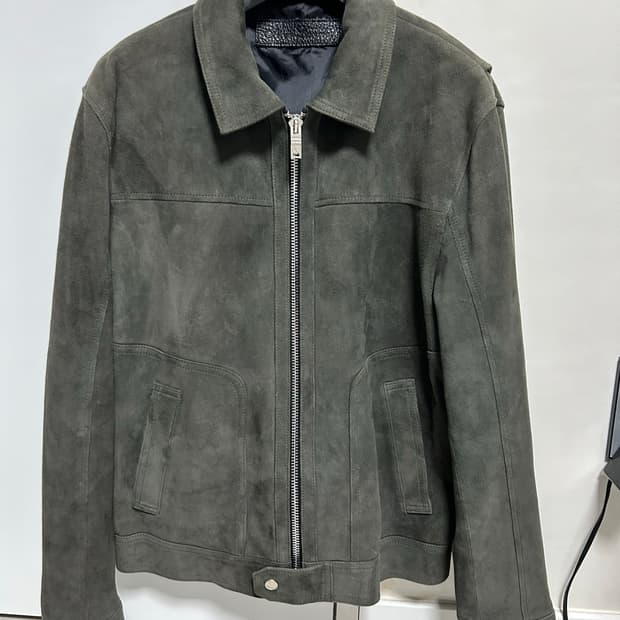 느와르라르메스 스웨이드 자켓 그레이 46