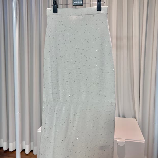 ZARA 자라 반짝이 롱스커트