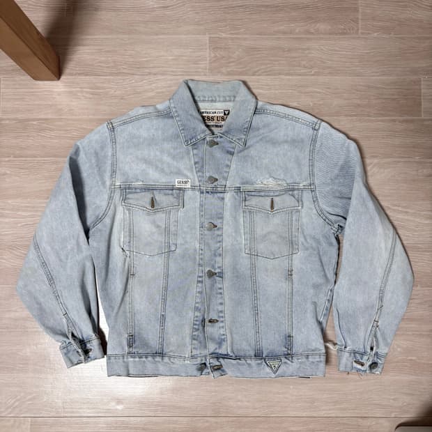 Guess 게스 연청 데님 자켓
