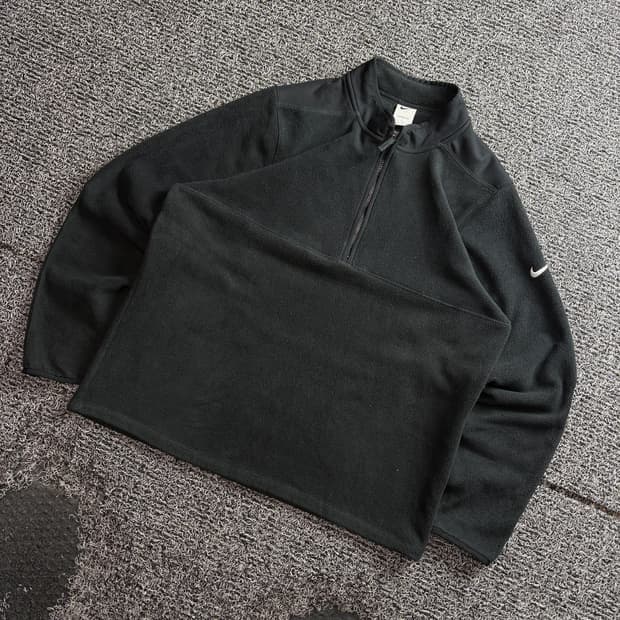 나이키 스우시 클럽 플리스 폴라 플리스 하프 집업 4084 