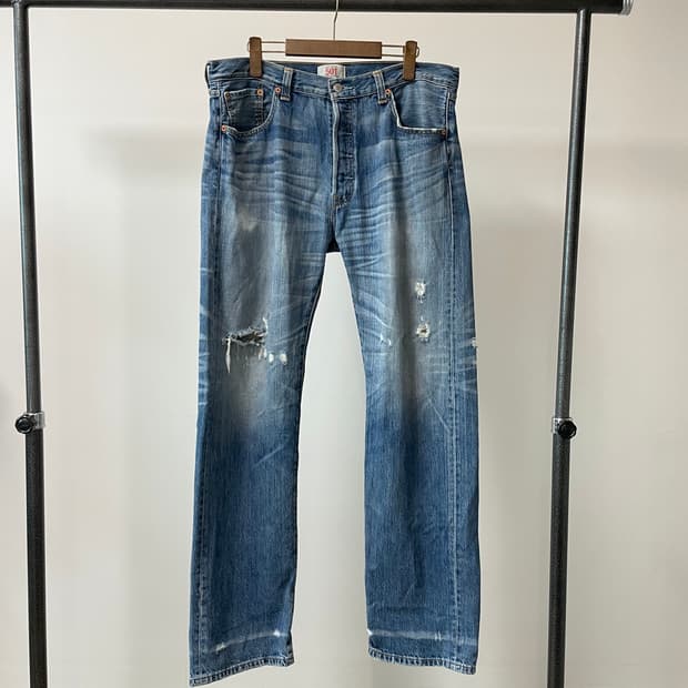(36) Levis501 리바이스501 워싱 데님팬츠