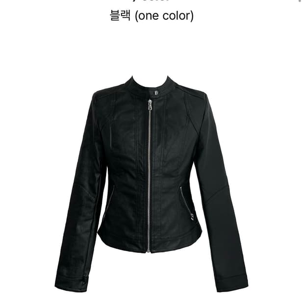 블랙 레더 라이더 자켓 새상품