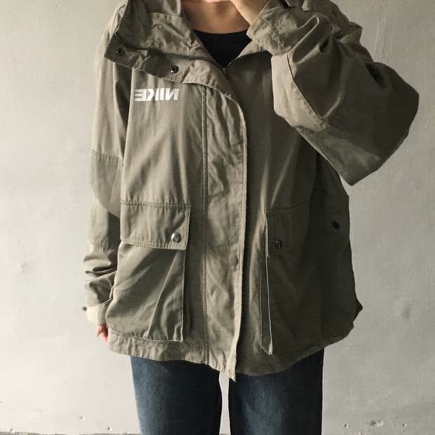 나이키 백포켓 야상자켓