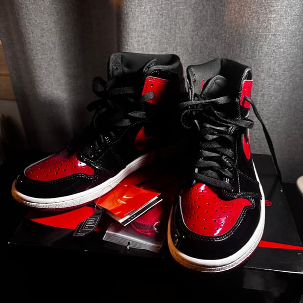 하자없음) 나이키 조던 1 레트로 하이 OG 페이던트 브레드