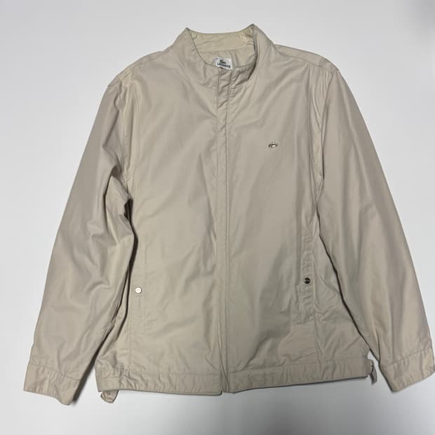정품 라코스테 금장 블루종 집업 자켓 XL