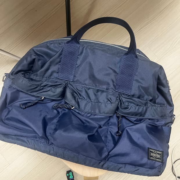 포터 투웨이 더플백 네이비